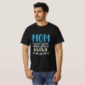 母ギフト母が逆さまにうわーっ Tシャツ (正面フル)