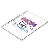 母ギフト母の人生は最高の生命 ノートブック (左側)