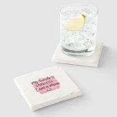 母ギフト私は母 ストーンコースター (横)