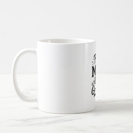 母ギフト誇りを持った母最高の卒業 コーヒーマグカップ (左)