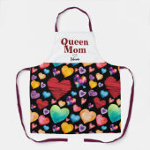 母クールハート エプロン (正面)