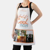 母クール手レタリング母の日4写真 エプロン (インサイチュ)