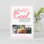 母クール手レタリング母の日4写真 シーズンカード (スタンド正面)