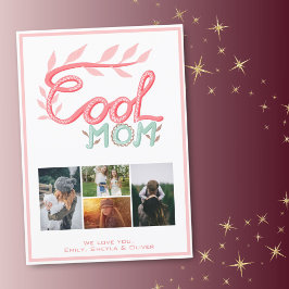 母クール手レタリング母の日4写真 シーズンカード