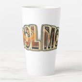 母クール母ハーシーのキャンディの好意 カフェラテマグ (正面)