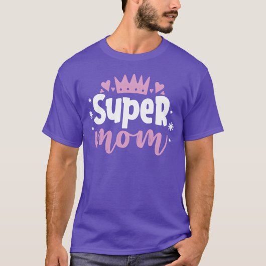 母クール母ママの友達 Tシャツ (正面)