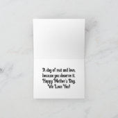 母グリーティングカード カード (内部)