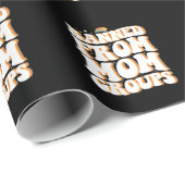 母グループから禁止おもしろい母の日Groovy ラッピングペーパー (ロールコーナー)