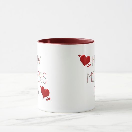 母コーヒーのための幸せな母の日のギフトアイディア マグカップ (中央)