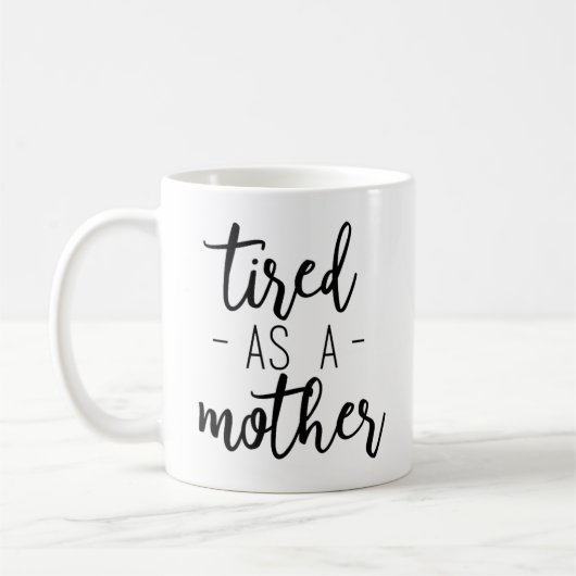 母コーヒー・マグとして疲れた コーヒーマグカップ (左)