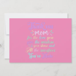 母サンキューさん… サンキューカード