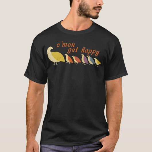 母シモンが喜んで励おもしろいまし前向きた Tシャツ (正面)
