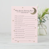 母シャワーゲームピンクカードを知っている三日月 招待状 (スタンド正面)