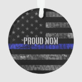 母シンブルーラインフ動揺してラグ オーナメント (裏面)