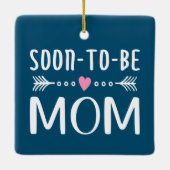 母シンプル母の日が近い |オーナメント セラミックオーナメント (裏面)