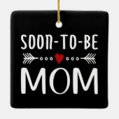 母シンプル母の日が近い |オーナメント セラミックオーナメント (裏面)