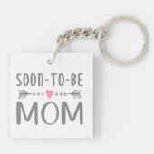 母シンプル母の日が近い |キーチェーン キーホルダー (裏面)