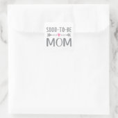 母シンプル母の日が近い |ステッカー スクエアシール (バッグ)