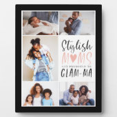 母スタイリッシュはGlam-maフォトコラージュに昇進 フォトプラーク (正面)
