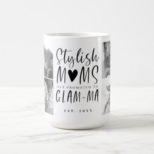 母スタイリッシュはGlam-maフォトコラージュに昇進 モーフィングマグカップ (中央)