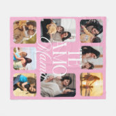 母スペインのの日8写真ギフト フリースブランケット (正面(横))