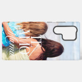 母スペインの母の日フォトギフト愛してる SAMSUNG GALAXYケース (裏面横)