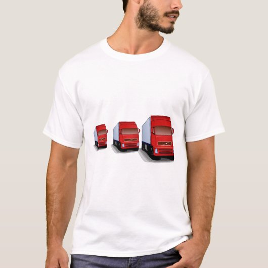 母トラック運転手 Tシャツ (正面)