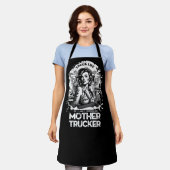 母トラック エプロン (着用した状態)