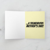 母ドナルド・トランプ母の日カード シーズンカード (内部)