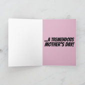 母ドナルド・トランプ母の日カード シーズンカード (内部)