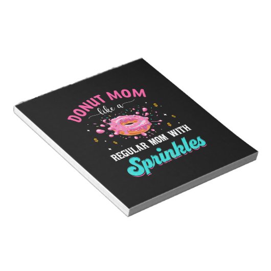 母ドーナツ母ふわりつきの普通のお母さんのように ノートパッド (アングル)