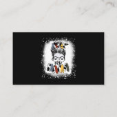 母ハイファー農家母カウメッシーバンヘアバンダン 名刺 (裏面)