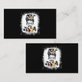 母ハイファー農家母カウメッシーバンヘアバンダン 名刺 (正面/裏面)