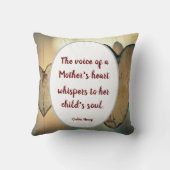 母ハートの声 クッション (裏面)