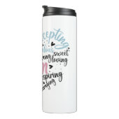 母ハート愛気にする甘い優しい タンブラー (回転右)