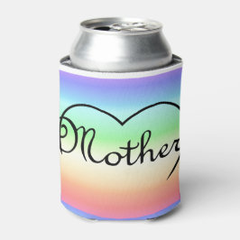 母ハート虹 缶クーラー