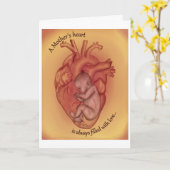 母ハート... カード (黄色い花)