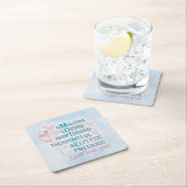 母ハート スクエアペーパーコースター (インサイチュ)