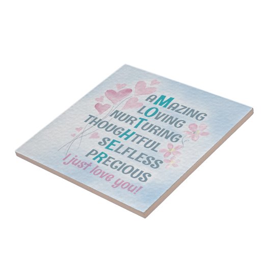 母ハート タイル (側面)