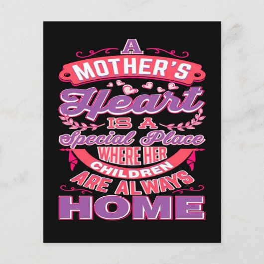 母ハート チラシ (正面)