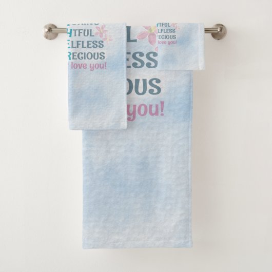 母ハート バスタオルセット (インサイチュ)