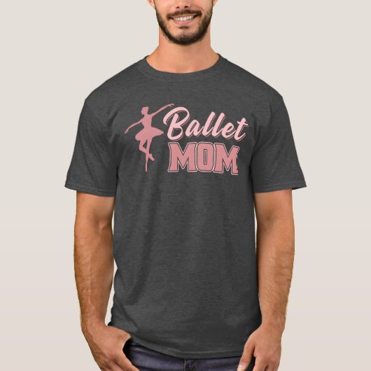 母バレエ踊り母の友達 Tシャツ (正面)