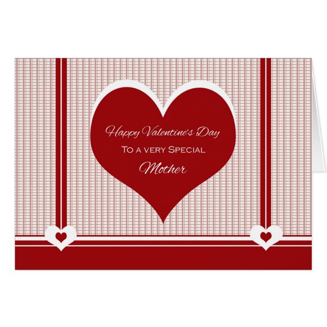 母バレンタインデーのハートのため (正面横)