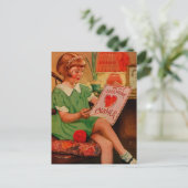 母バレンタイン シーズンポストカード (スタンド正面)