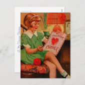 母バレンタイン シーズンポストカード (正面/裏面)