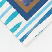 母パーソナライズされたから娘への手紙 フリースブランケット (角)