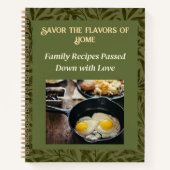 母パーソナライズされたの幸せな退職祝いレシピ ノートブック (正面)