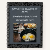 母パーソナライズされたの幸せな退職祝いレシピ ノートブック (正面)