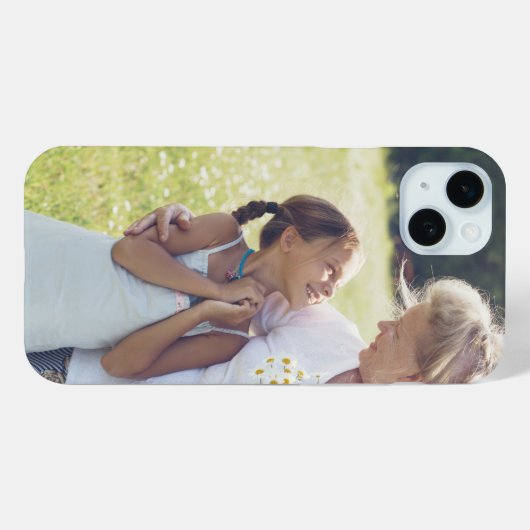 母パーソナライズされたの日のおばあちゃんの写真ギフト Case-Mate iPhoneケース (裏面 (横))