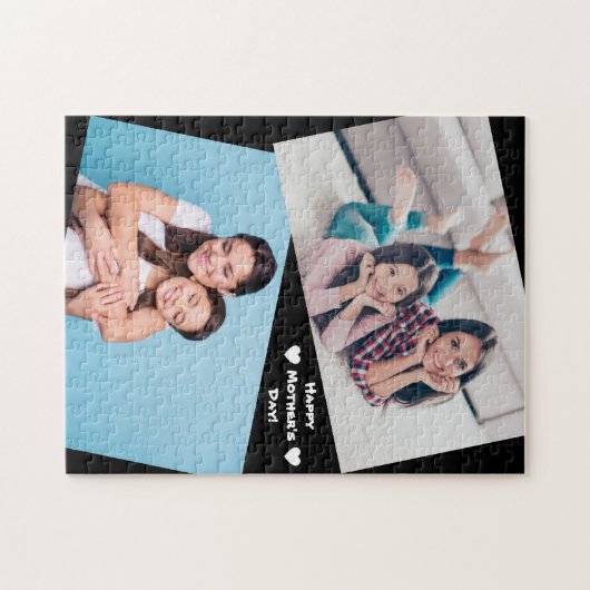 母パーソナライズされたの日のおもしろい ジグソーパズル (横)